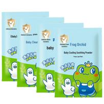 Frog Prince Baby Talcum Powder 80g x 4-Pack white