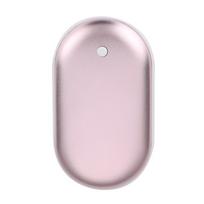 Mini Hand Warmer Winter Portable USB Rechargeable Pocket Hand Warmer Mobile Power Double-sided Quick Heating 5000mAh