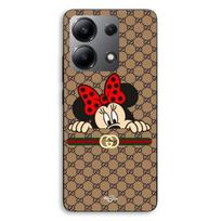 Case For Xiaomi Redmi Note 13 4G Minnie Gucci Maniacase juoda