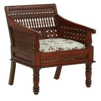 Antikvarinis vienvietis sofa-fotelis iš Palisandro masyvo 1 vienvietis black
