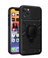 iLike Topt Ring Lens dėklas skirtas Apple iPhone 14 Pro Max juodos spalvos