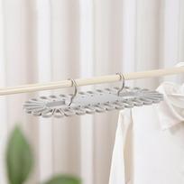 Folding Socks Drying Rack with 32 Clips Underwear Hanging Clip Durable Clothes Hanger pilka