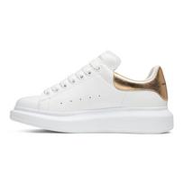 (WMNS) Alexander McQueen Oversized Sneaker 'White Light Gold' Women's 553770WHFBU9075 EU 35 white