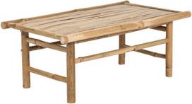 Beliani Sodo kavos staliukas TODI 45 cm 80 cm bambukinis rudas