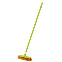Long Handle Hard Bristle Bathroom Gap & Floor Brush yellow