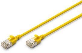 Digitus CAT 6A Ea klasės, F/FTP, susuktas jungiamasis kabelis, Cu, LSZH, AWG 32/7, ilgis: 2 m, geltonas