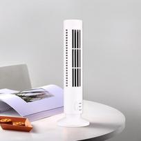 USB Tower Fan - Tower Style Mini Non-blade Electric Fan - Standing Type - Student Office Use - Household Use - Desktop Air Conditioning Fan balta