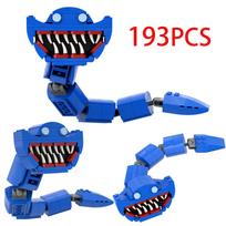 MOC Subnautica Bloop Jūros Monstras Statybinių Blokelių Rinkinys Giliavandeniai Monstrai Blokeliai Modelis Žaislai Vaikams Kalėdos Gimtadienio Dovana blue