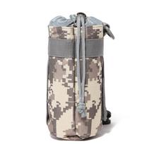 Tactical Water Bottle Bag Military Outdoor Camping Hiking Drawstring Water Bottle Holder balta