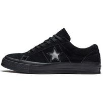 Converse One Star Suede OX Slip Resistant, Lightweight, And Breathable Low top Skateboard Shoes Unisex Black 165956c 35 black