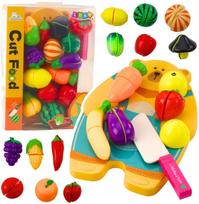 Lean Toys Vaikiškas virtuvės rinkinys su pjaustymo lenta ir peiliu