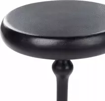 Beliani Šoninis staliukas ATAPO metalinis juodas
