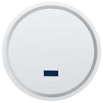 Beliani Vonios veidrodis su LED apšvietimu BROGNON 60 cm, integruotas „Bluetooth“ garsiakalbis, sidabrinis