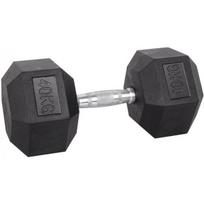 Insportline Šešiakampis hantelis Hexsteel 40 kg