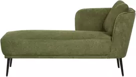 Sofa Beliani Dešininė šezlongo kėdė ARTHEZE tamsiai žalia