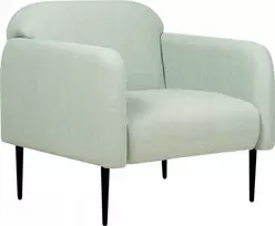 Fotelis Beliani Fotel STOUBY lininis šviesiai žalias