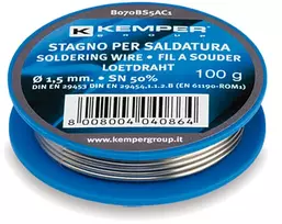 Lydmetalis „KEMPER" 1,5 mm 100 g SN 50%