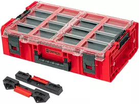 QBRICK ONE smulkmenų dėtuvė 2XL 2.0 Raudonas + adapteris (2 vnt.)
