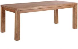 Beliani Valgomojo stalas TESA Rudas 180x90 cm Akacijos mediena