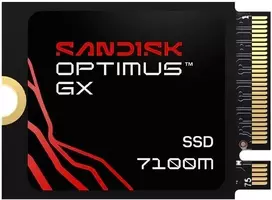 „SanDisk Optimus GX 7100M SSD“ – SSD – 2 TB – vidinis – M.2 2230 – PCIE 4.0 x4 (NVME) (SDSP71200TAT-000E0)