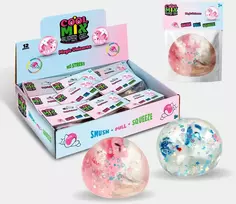 COOL MIX SUPERGEL antistresinis žaislas, magiškas kamuoliukas su vienaragiu