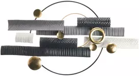 Beliani Sienų dekoracija GLENADE metalinė 43 cm spalvota