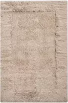 Beliani Vonios kilimėlis BABAIL šviesiai rudas 60 x 90 cm medvilninis