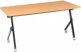 Beliani Sulankstomas rašomasis stalas BENDI, rudas, 160 cm x 60 cm