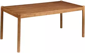 Beliani Valgomojo stalas FONDIS tamsaus ąžuolo spalvos 180 cm 90 cm