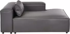 Sofa Beliani Kairinis šezlongas BRANDE, juodas