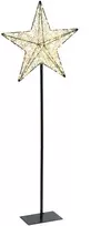Beliani LED sodo dekoracija SANNAN žvaigždė 110 cm juoda