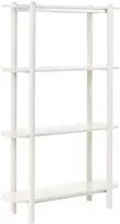 Beliani Knygų lentyna 3 lentynų GRANITY 170 cm beige