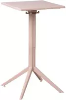 Beliani Sodo baro stalas LEMNOS 60 cm 60 cm smėlio spalvos