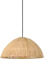 Beliani Pakabinamas šviestuvas WERU Pintas natūralus
