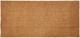 Beliani LANAO durų kilimėlis natūralios spalvos, 55 x 120 cm, kokoso pluoštas