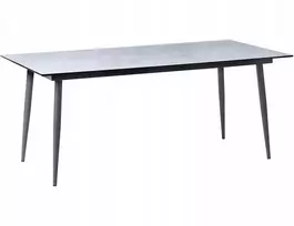 Beliani Sodo stalas TOLENTINO 180 cm 90 cm Akmens imitacija šviesiai pilkas