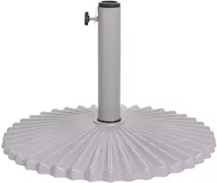 Beliani Skėčio stovas CAREZZA pilkas, apvalus 21 kg