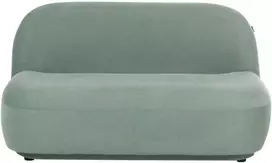 Beliani Dvivietė sofa LOVBERG šviesiai žalia
