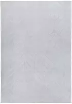 Beliani Dirbtinio kailio kilimas MITCHELL šviesiai pilkas 160 x 230 cm