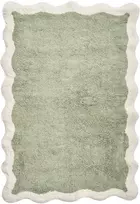 Beliani Vonios kilimėlis NANGAL žalias 60 x 90 cm medvilninis