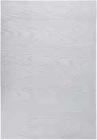 Beliani Dirbtinio kailio kilimas ONTAKE šviesiai pilkas 160 x 230 cm