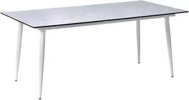 Beliani Konferencinis stalas TOLENTINO 90 cm 180 cm, travertino efektas