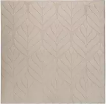 Beliani Dirbtinio kailio kilimas MITCHELL smėlio spalvos 160 x 160 cm