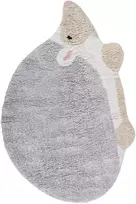Beliani Vaikiškas kilimas HEDGY pilkas 80 x 120 cm medvilninis