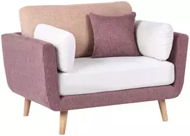 Fotelis Beliani Fotel BOLGA rožinis
