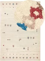 Beliani Kilimas SULUCA smėlio spalvos 200 x 300 cm vilnonis Gabbeh
