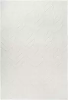 Beliani Dirbtinio kailio kilimas MITCHELL, kreminė balta spalva, 160 x 230 cm
