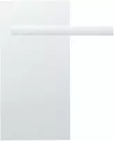 Beliani Vonios veidrodis su LED apšvietimu MAUX 83 cm 100 cm sidabrinis