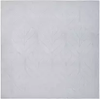 Beliani Dirbtinio kailio kilimas MITCHELL šviesiai pilkas 160 x 160 cm