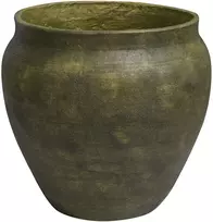 Beliani Gėlių vazonas THERISO 54 cm tamsiai žalias